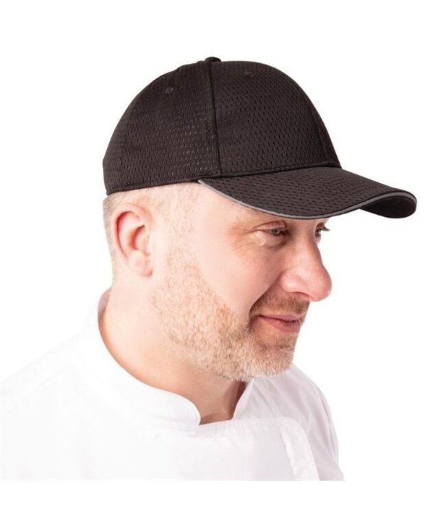 Baseball cap - Zwart en grijze kleur - universele maat
