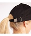 Baseball cap - Zwart en rode kleur - universele maat