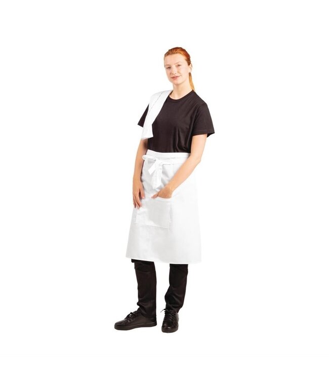 Bistrosloof wit - (L)70cm x (B)100cm