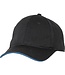 Baseball cap - Zwart en blauwe kleur - universele maat