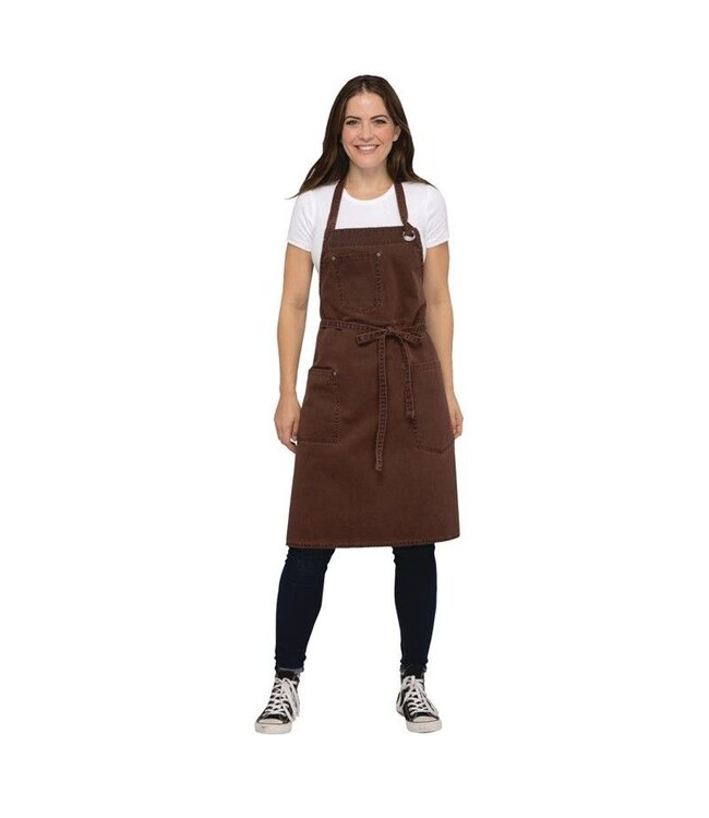 Dorset schort roestbruin | (L)86,5 x (B)76,5cm