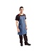 Chef Works Berkeley middenblauw Denim Schort met bretels | (L)86,5 x (B)76,5cm