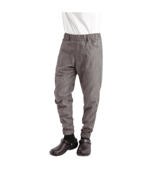 Koksbroek Urban Jogger zwart wit gestreept | Unisex Maat S-XL