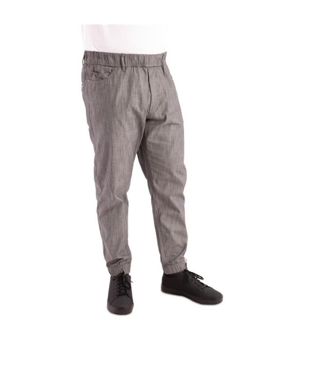 Koksbroek Urban Jogger zwart wit gestreept | Unisex Maat S-XL