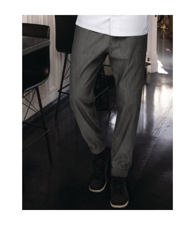 Koksbroek Urban Jogger zwart wit gestreept | Unisex Maat S-XL