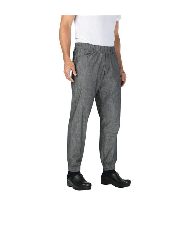 Koksbroek Urban Jogger zwart wit gestreept | Unisex Maat S-XL