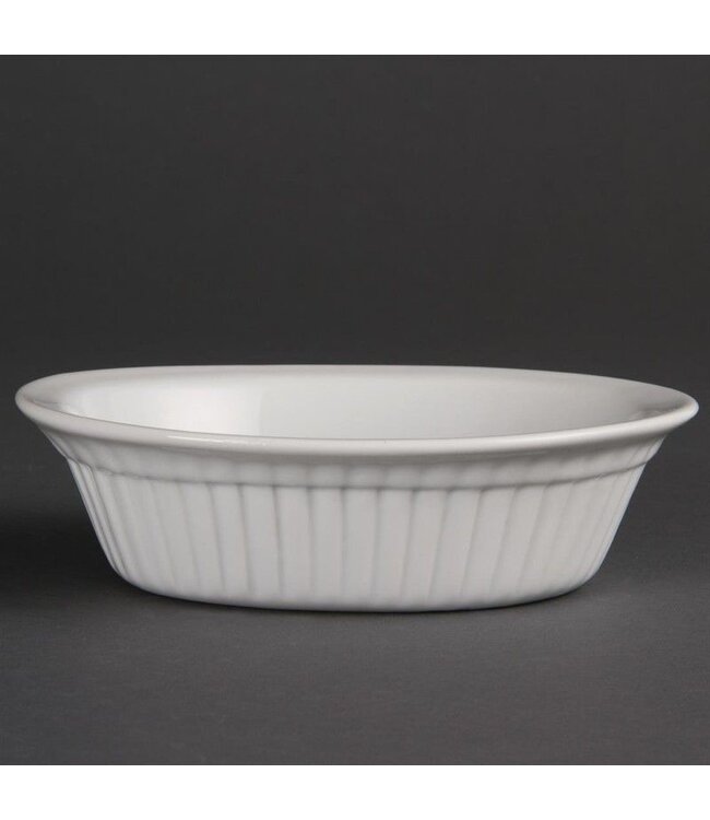 Ovale porseleinen schaal | Per 6 stuks | (B)17cm x (D)13,3cm