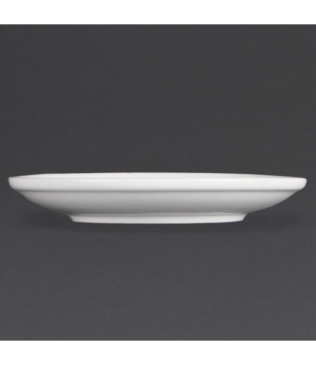 Schotel voor stapelbare theekop porselein | Per 12 stuks