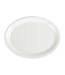 Ovale serveerschalen porselein | Per 6 stuks | Ø29,2cm