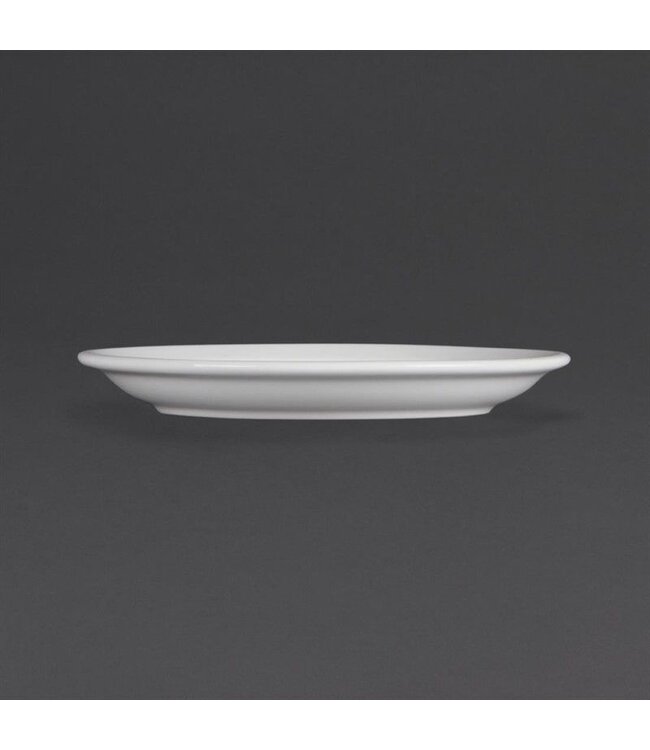Bord met smalle rand porselein | Per 12 stuks | Ø18cm