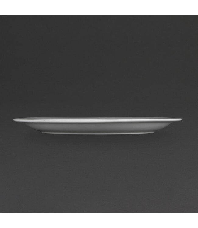 Bord met smalle rand porselein | Per 6 stuks | Ø28cm