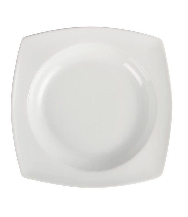 Vierkante soepborden porselein | Per 4 stuks | 25x25cm