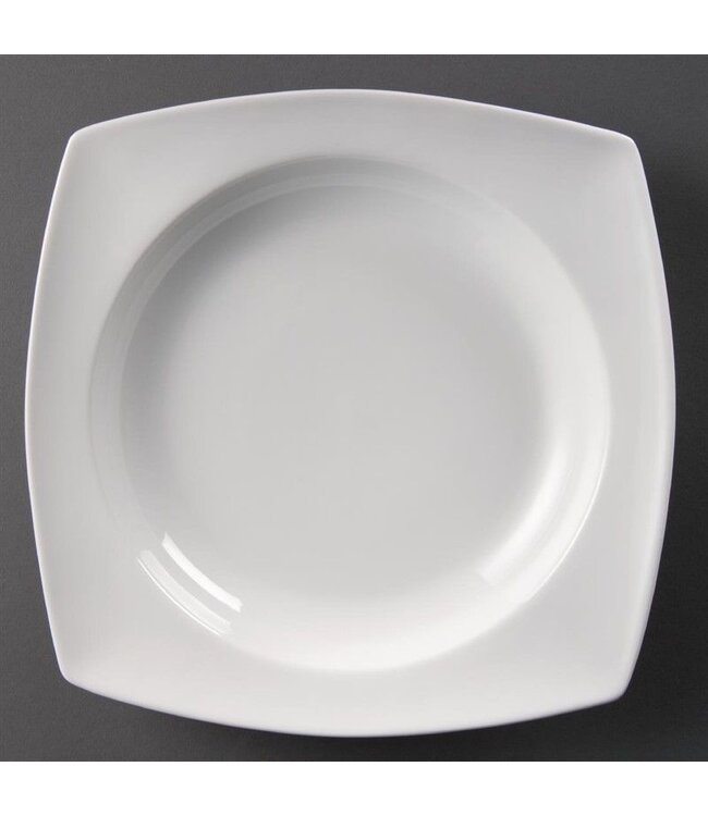 Vierkante soepborden porselein | Per 4 stuks | 25x25cm