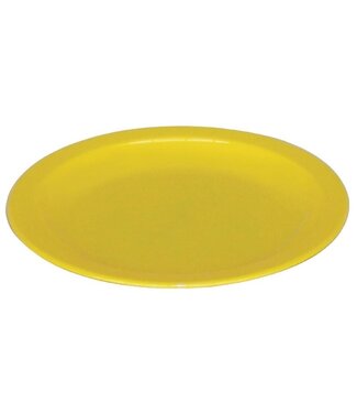 Kristallon Polycarbonaat borden geel | 12 stuks | Ø23cm