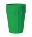 Kristallon Stapelbare polycarbonaat bekers groen | 12 stuks | 26cl