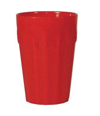 Kristallon Stapelbare polycarbonaat bekers rood | 12 stuks | 26cl