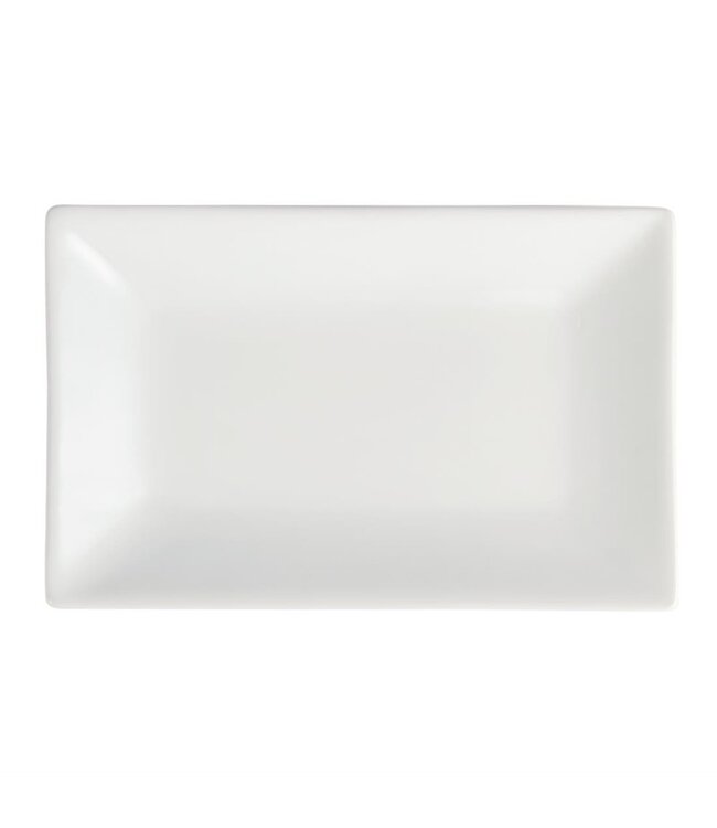 Rechthoekige serveerschaal porselein | Per 6 stuks | 20x13cm