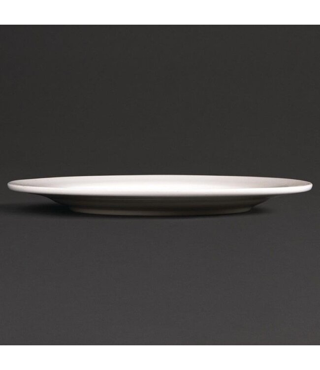 Bord met brede rand Lumina porselein | Per 6 stuks | Ø20cm