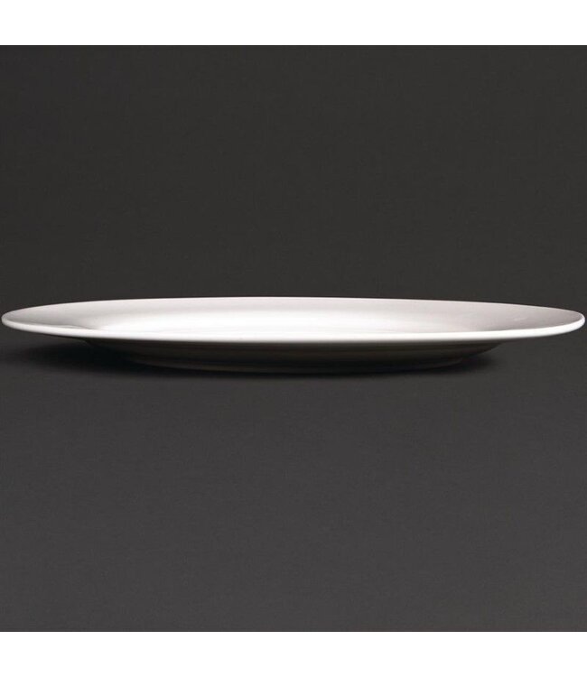 Bord met brede rand Lumina porselein | Per 4 stuks | Ø27cm