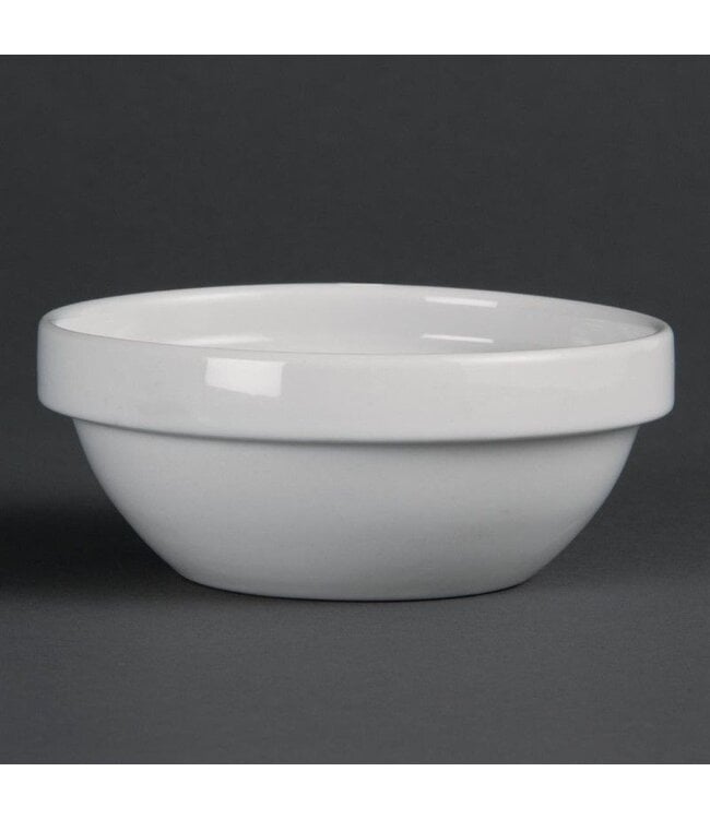 Stapelbare schaaltjes porselein | Per 12 stuks | 20cl