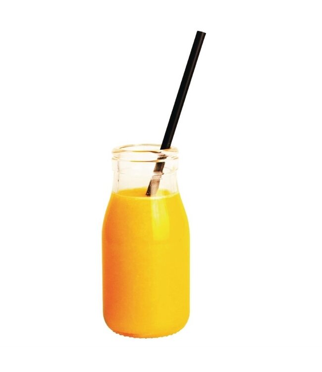 Glazen mini melkfles | Per 12 stuks | 20cl