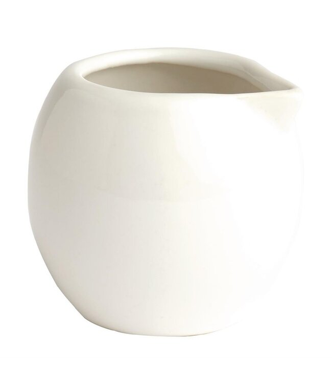 Kleine melkkannetjes wit porselein | Per 6 stuks | 7cl