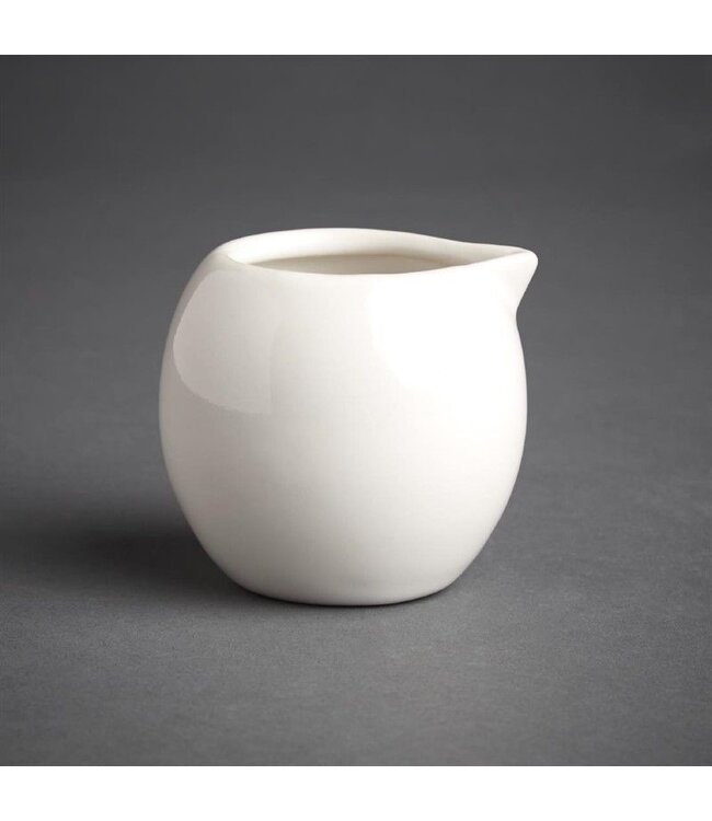 Kleine melkkannetjes wit porselein | Per 6 stuks | 7cl