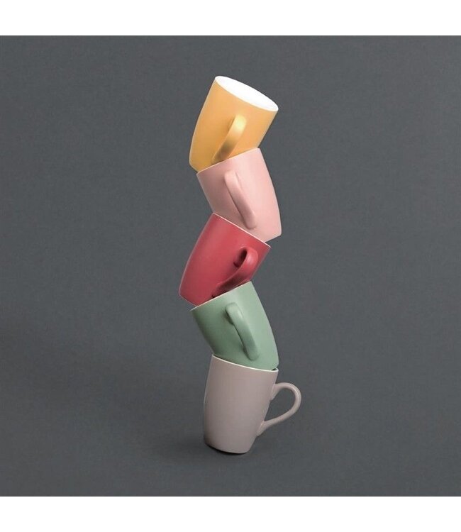 Mok - sterk porselein - 32cl - groen - per 6 stuks