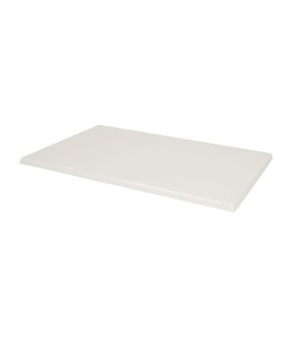 Tafelblad Rutger - rechthoekig 120x80cm - wit