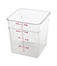 Cambro Vierkante polycarbonaat voedseldoos - 7,6 liter