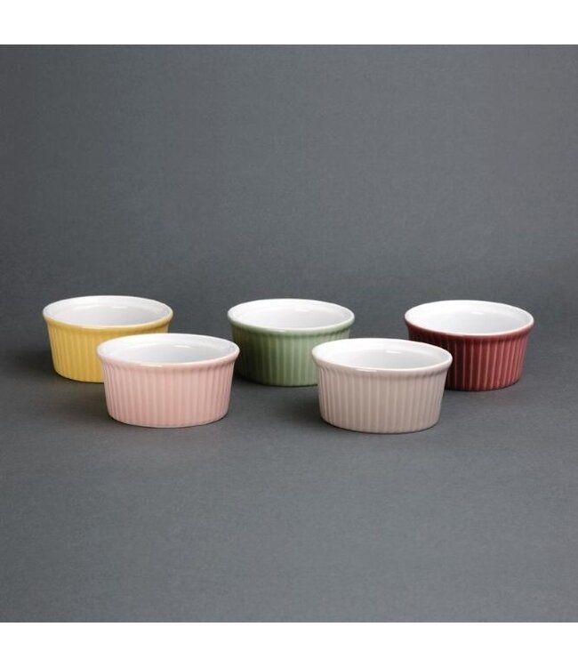 Ramekin - sterk porselein - 7cm - grijs - per 12 stuks