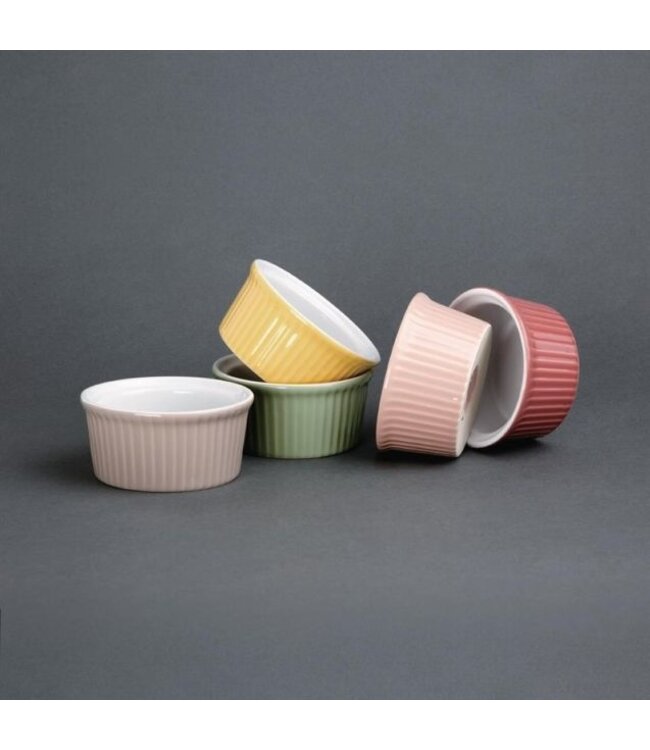 Ramekin - sterk porselein - 7cm - grijs - per 12 stuks