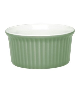 Ramekin - sterk porselein - 9cm - groen - per 12 stuks