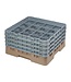 Cambro Glazenkorf Cambro met 16 compartimenten - 50x50x(H)26,7cm - glashoogte 21,5cm