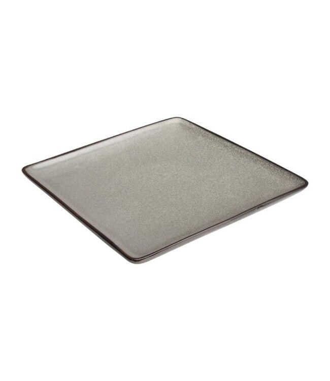 Vierkant bord 26,5x26,5cm - Olympia Mineral - steen look - per 4 stuks