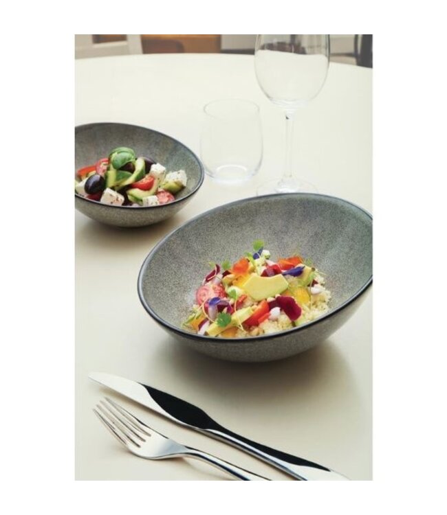 Schaal Ø21,5cm - Olympia Mineral - steen look - per 4 stuks