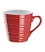 Olympia Koffiemokken rood Olympia porselein | 6 stuks | 34cl