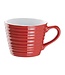 Koffiemokken rood Olympia porselein | 6 stuks | 23cl