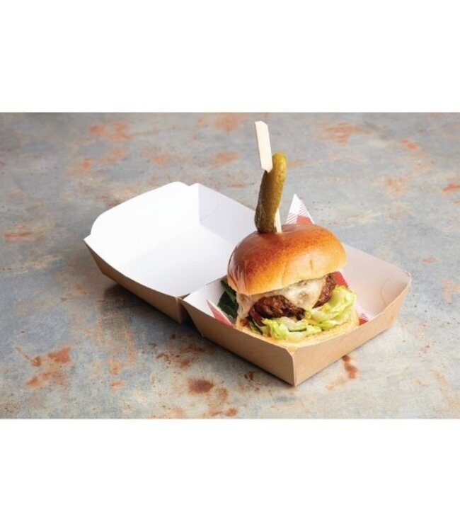 Biologisch afbreekbare bamboeprikkers peddelvorm - 100 stuks - 15cm