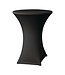 Tafelrok stretch - zwart - voor tafels met gekruiste poten