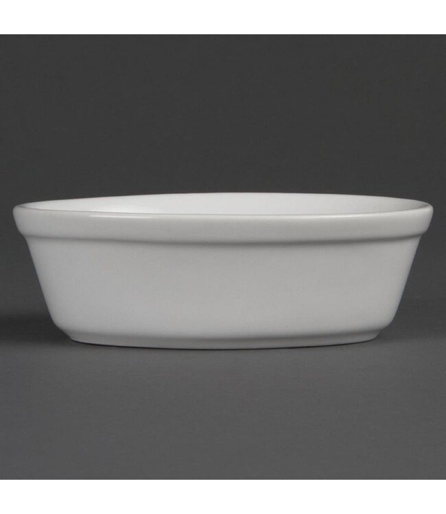 Ovale schaaltjes porselein | Per 6 stuks | (H)5x(B)16cm