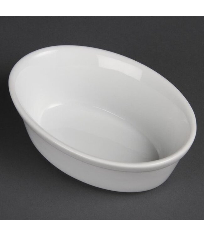 Ovale schaaltjes porselein | Per 6 stuks | (H)5x(B)16cm