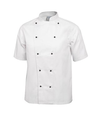 Whites Koksbuis korte mouw wit | Unisex | Maat M-XL