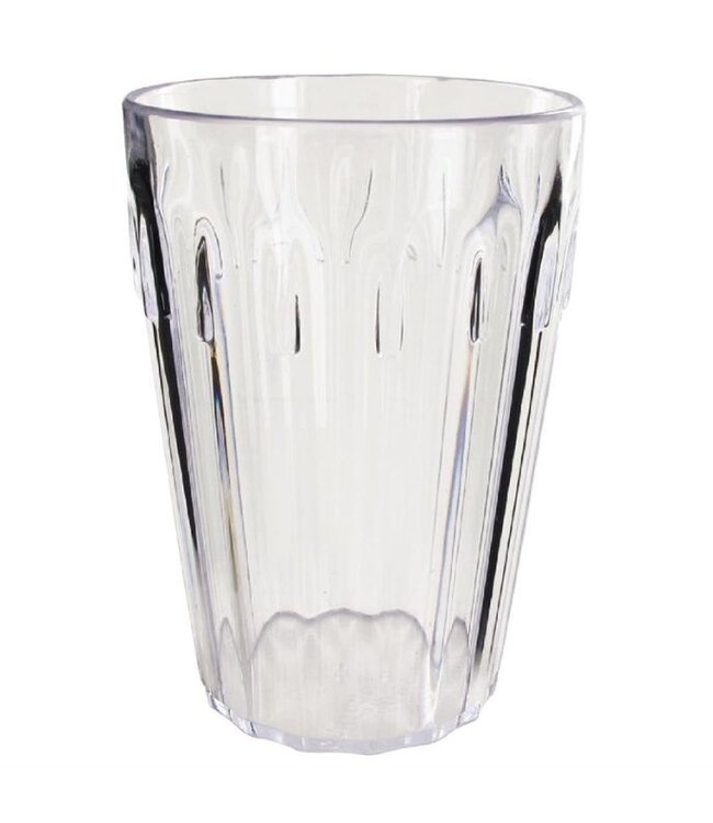 Stapelbare polycarbonaat bekers transparant | 12 stuks | 14cl