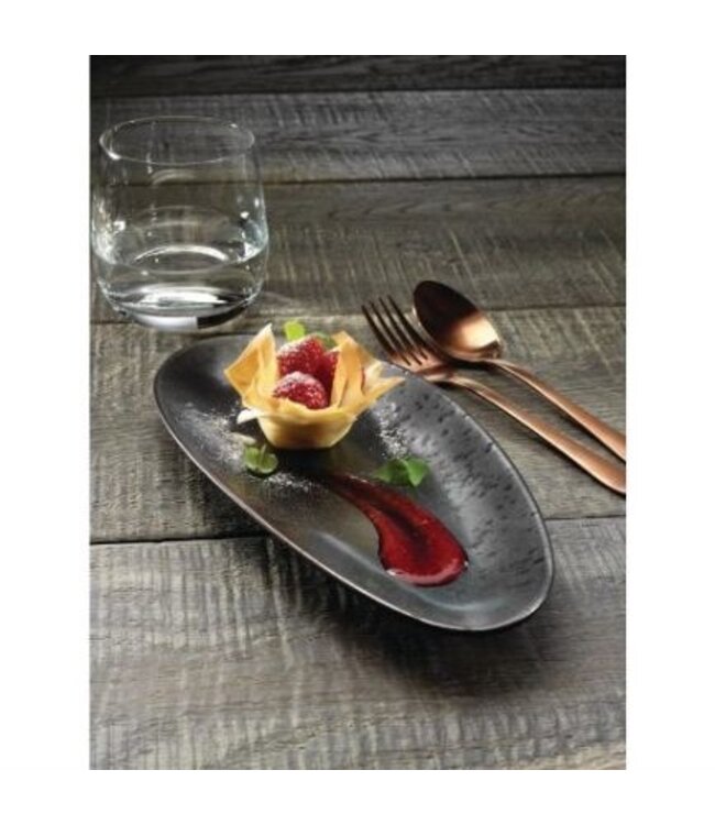 Ovaal bord 25x12cm - Olympia Fusion - per 6 stuks