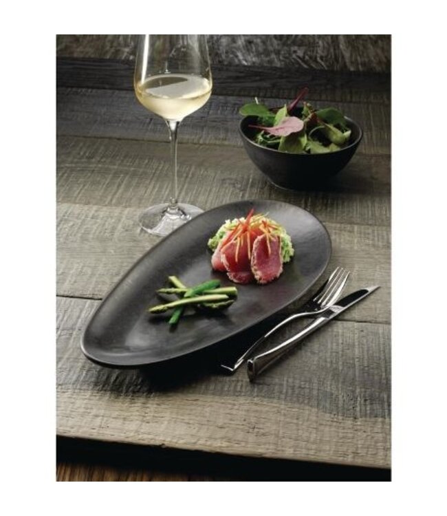 Ovaal bord 35,7x17,2cm - Olympia Fusion - per 4 stuks