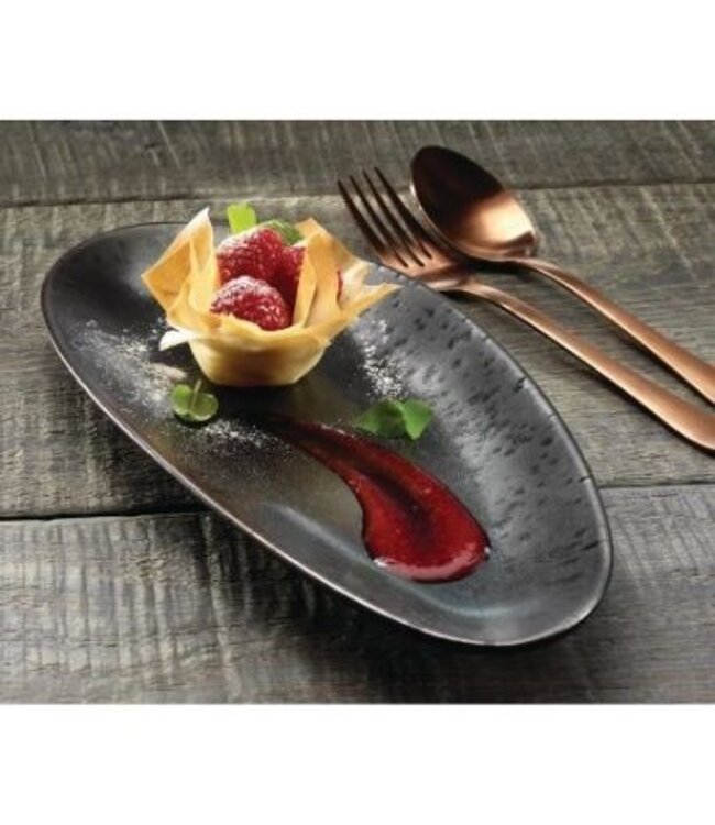 Ovaal bord 35,7x17,2cm - Olympia Fusion - per 4 stuks