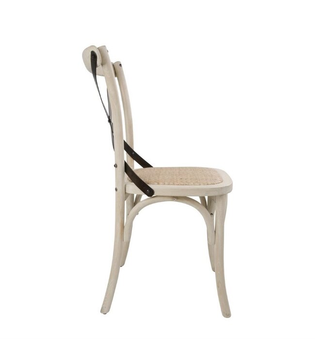 Stoel Bart - Ecru - Set van 2 stuks