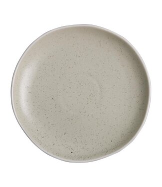 Olympia Bord Chia porselein zand | Per 6 stuks | Ø20,5cm