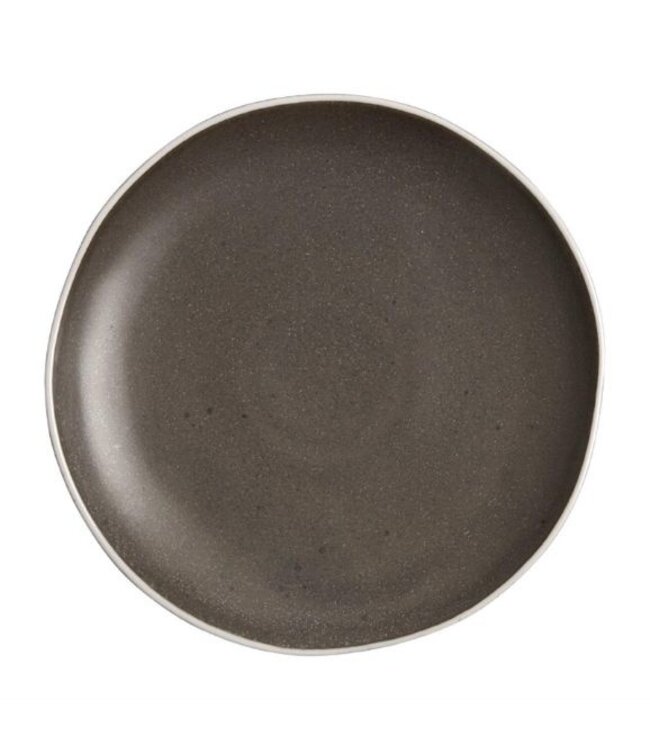 Bord Chia porselein grijs | Per 6 stuks | Ø20,5cm